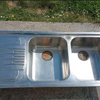 Lavello FRANKE doppia vasca acciaio+ miscelatore