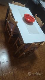 Tavolo bianco per cucina Salvarani