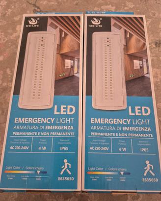 lampade d'emergenza 