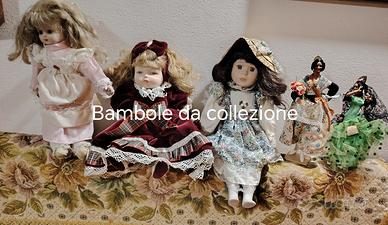 Bambole da collezione in ceramica