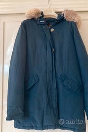 Parka Woolrich donna blu taglia L