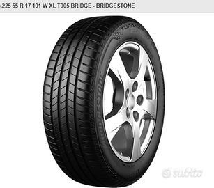 04. 225/55 R17 101W XL BRIDGESTONE T005 DOT 2019
