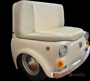 Divano su Fiat 500