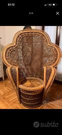 Poltrona rattan