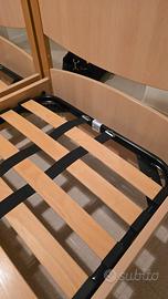 Letto a castello / letti singol,i struttura legno 