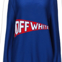 Maglione off-white blu donna M