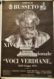 Poster XIV concordo Voci Verdiane 1974