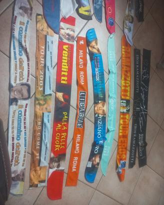 Collezione Vintage di fascette e sciarpe concerti 