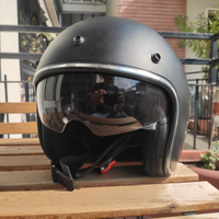AIROH CASCO MOTO URBAN JET GARAGE NERO opaco L