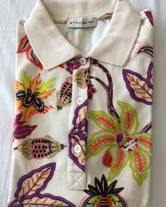 Polo Etro donna tg. 38 stampata