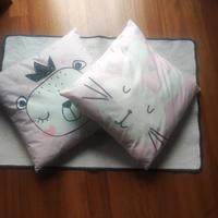 tappetino e cuscini cameretta bimba