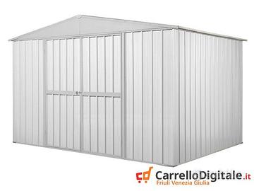 Capanno box esterno lamiera 360x175 bianco
