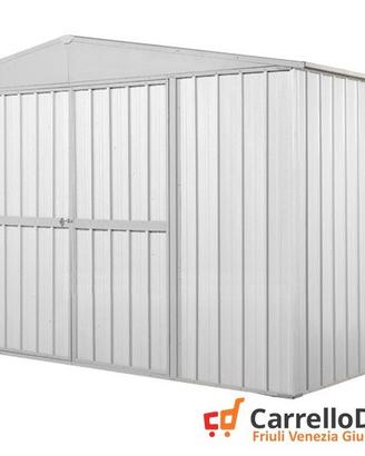 Capanno box esterno lamiera 360x175 bianco