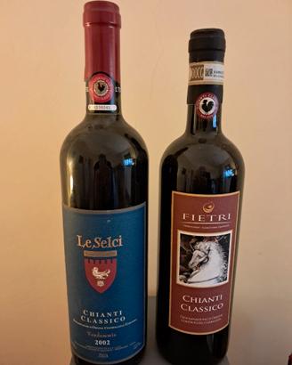 Coppia vini Chianti classico Gallo nero 2002-2013