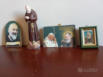 Collezione vintage Padre Pio anni 80 statuetta