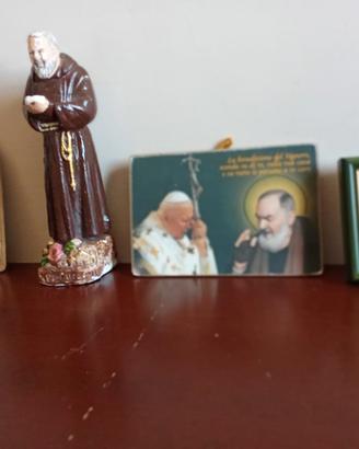 Collezione vintage Padre Pio anni 80 statuetta