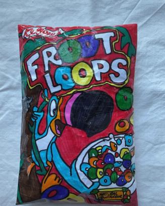 Paper squishy Froot Loops