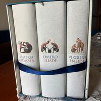 Cofanetto:Odissea–Iliade–Eneide (Greco/Italiano)