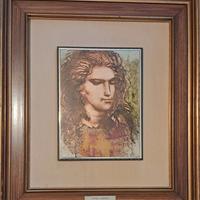 "Sarah" di Pietro Annigoni incisione su lastra