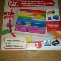 Gioco in legno "Calcolo delle frazioni"