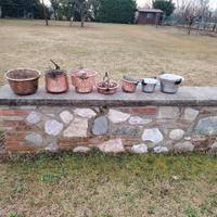 Pentole antiche in rame