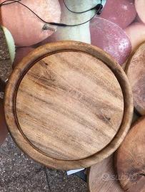 Taglieri rotondi di legno