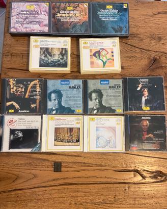 MAHLER 18 cd Abbado,Michelangeli,Karajan,Bernstein