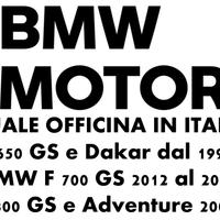 Manuale Officina IT BMW F 650 700 800 1999 al 2018