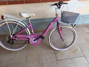 Bicicletta Bimba Ragazza stile City Cruiser