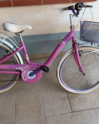 Bicicletta Bimba Ragazza stile City Cruiser