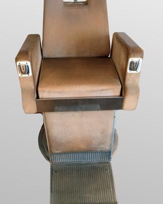 Sedia Barbiere Vintage MALETTI Bologna - Meccanica