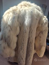 pelliccia volpe bianca 