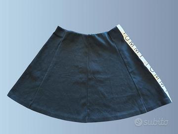 Gonna Tommy Jeans blu navy logo laterale TG M