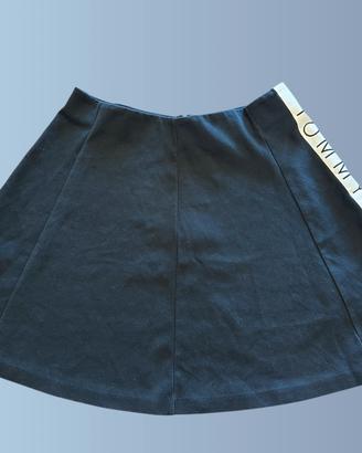 Gonna Tommy Jeans blu navy logo laterale TG M