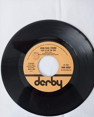 vinile 45 giri John Paul Young 