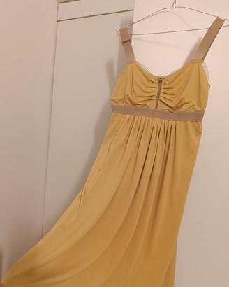 Abito giallo Twin-set impero