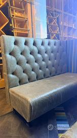 Panca in vera pelle “Pedrali” per ristoranti/bar