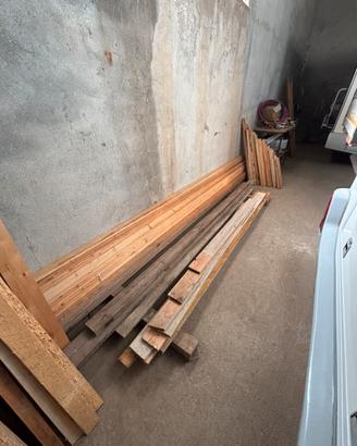 Perline  listelli travetti assi legno