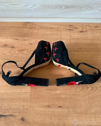 Scarpe tacchi sandali 38 primadonna