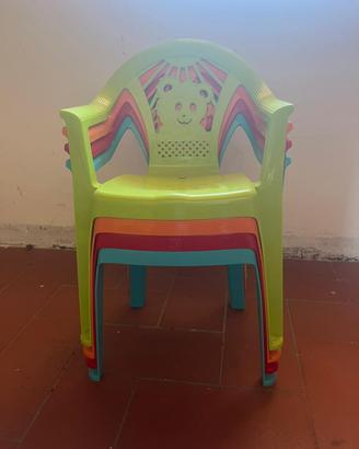 sedie in plastica per bambini