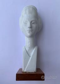 Gaetano Dal Monte Faenza - Busto Giapponese 40 cm