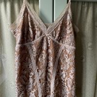 Top in pizzo dorato H&M