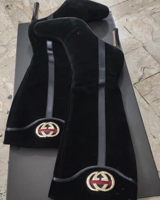 stivali camoscio donna GUCCI