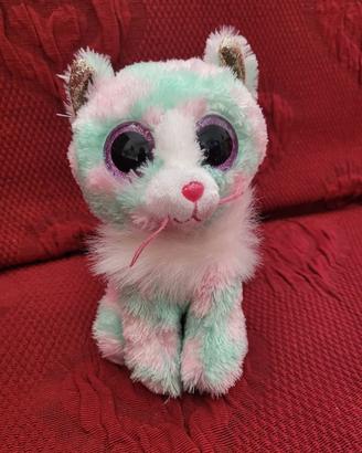 TY Silk Kitten Cat Plush Peluche Gatto 15 Cm