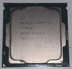 CPU INTEL I3 8100 3,60 GHz QUAD CORE - SOCKET LGA