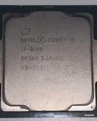 CPU INTEL I3 8100 3,60 GHz QUAD CORE - SOCKET LGA