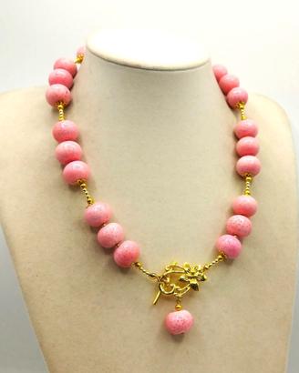 Collana Madrepora rosa