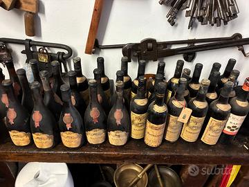 Bottiglie vino , varie annate e produttori