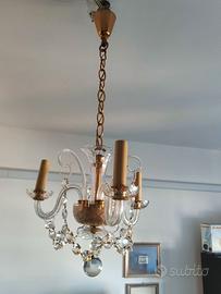 Lampadario in vetro stile veneziano