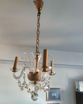 Lampadario in vetro stile veneziano